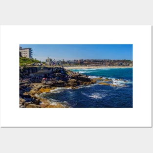 Bondi Beach to Coogee Beach walk, Sydney, NSW, Australia Posters and Art